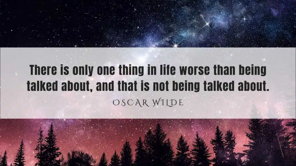 A motivational quotation and illustration from Oscar Wilde dated August 26, 2024