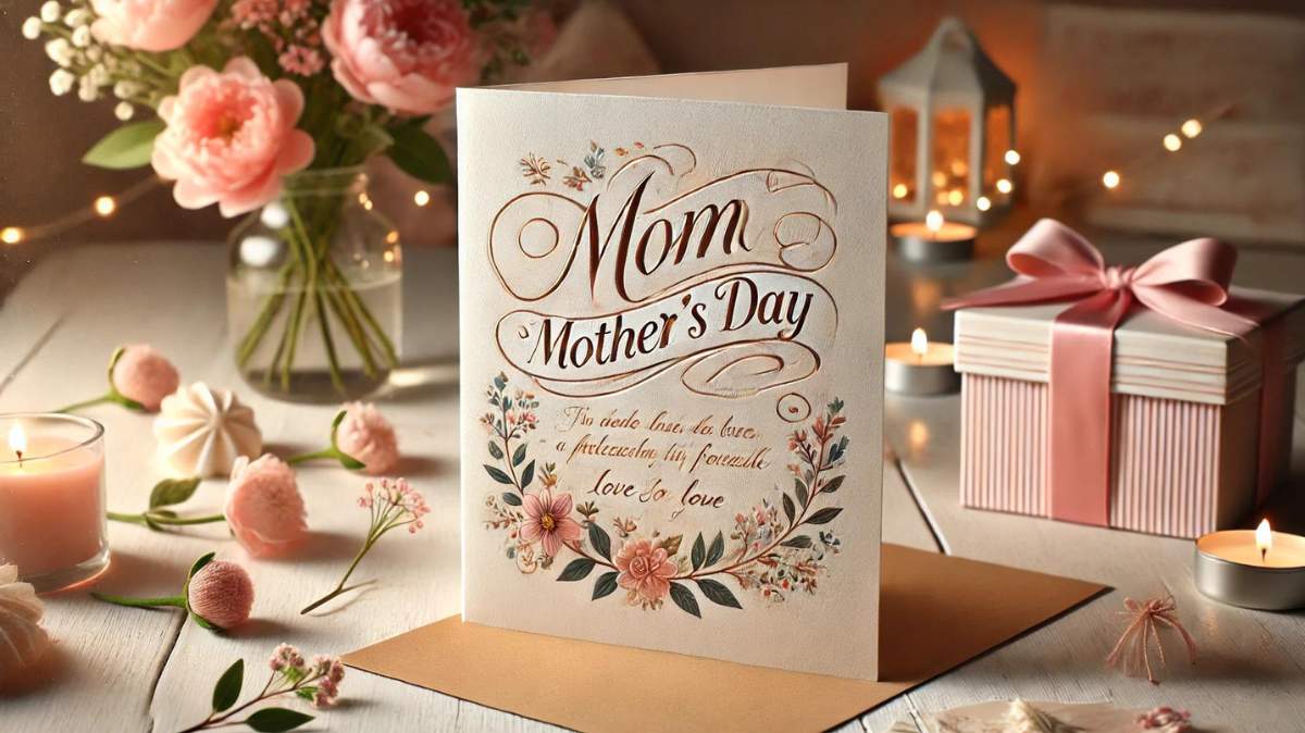 Handwritten Mother’s Day card with a beautiful quote to show love and appreciation for mom on her special day.