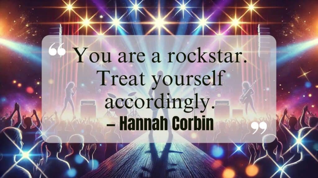 A motivational quotation and illustration from Hannah Corbin dated September 30, 2024