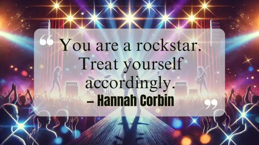 A motivational quotation and illustration from Hannah Corbin dated September 30, 2024