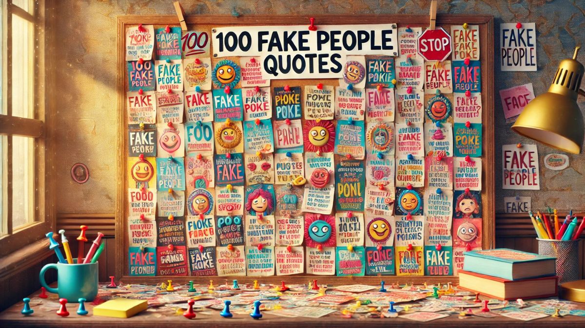 Quote image showcasing 50 fake people quotes, highlighting witty and insightful ways to recognize and deal with fake friends and two-faced individuals.