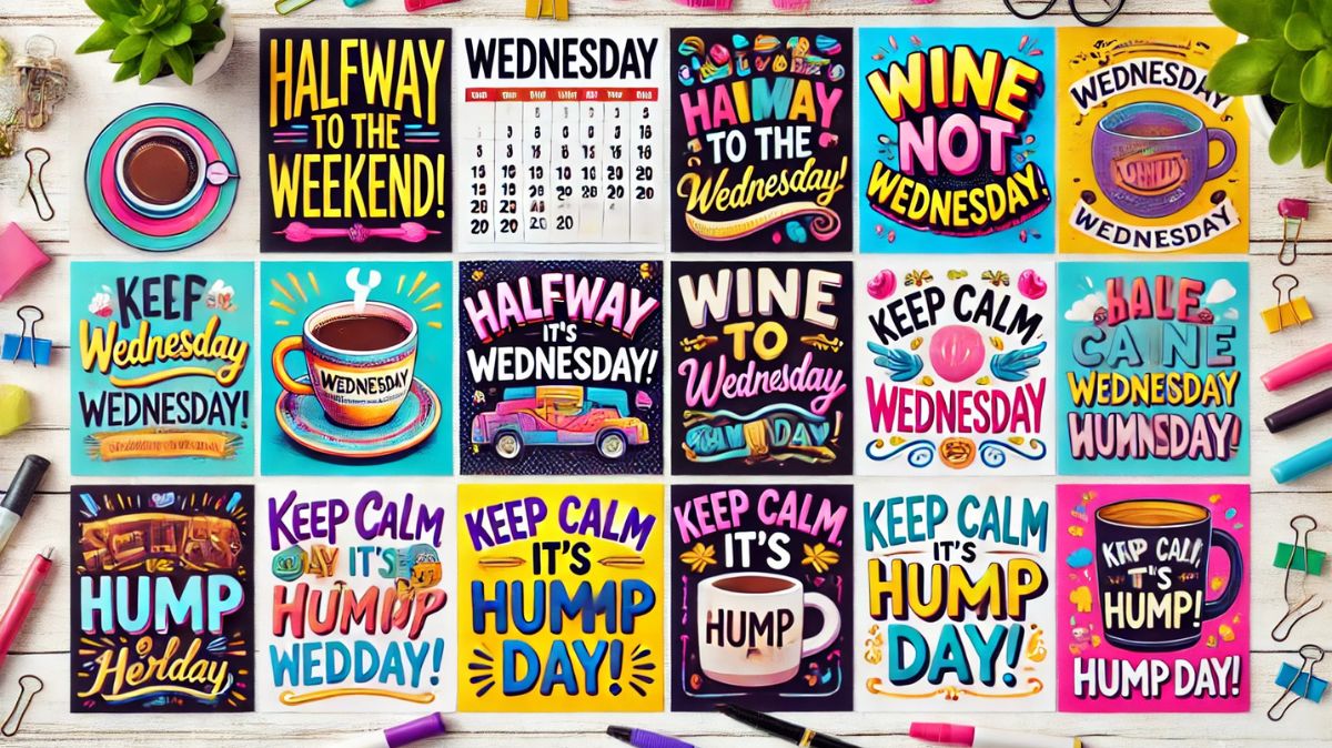 A collection of funny Wednesday quotes that bring humor and light to midweek.