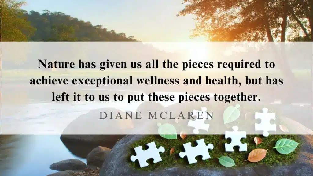 A motivational quotation and illustration from Diane McLaren dated October 10, 2024