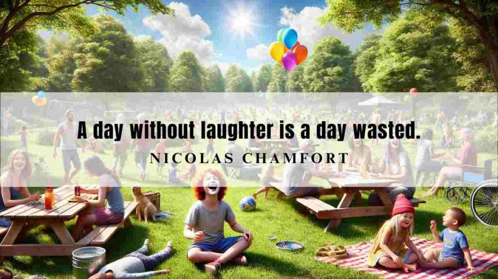 A motivational quotation and illustration from Nicolas Chamfort dated November 21, 2024