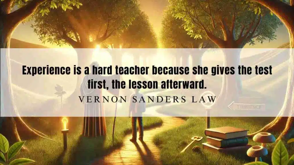 A motivational quote of the Day and illustration from Vernon Sanders Law dated December 12, 2024