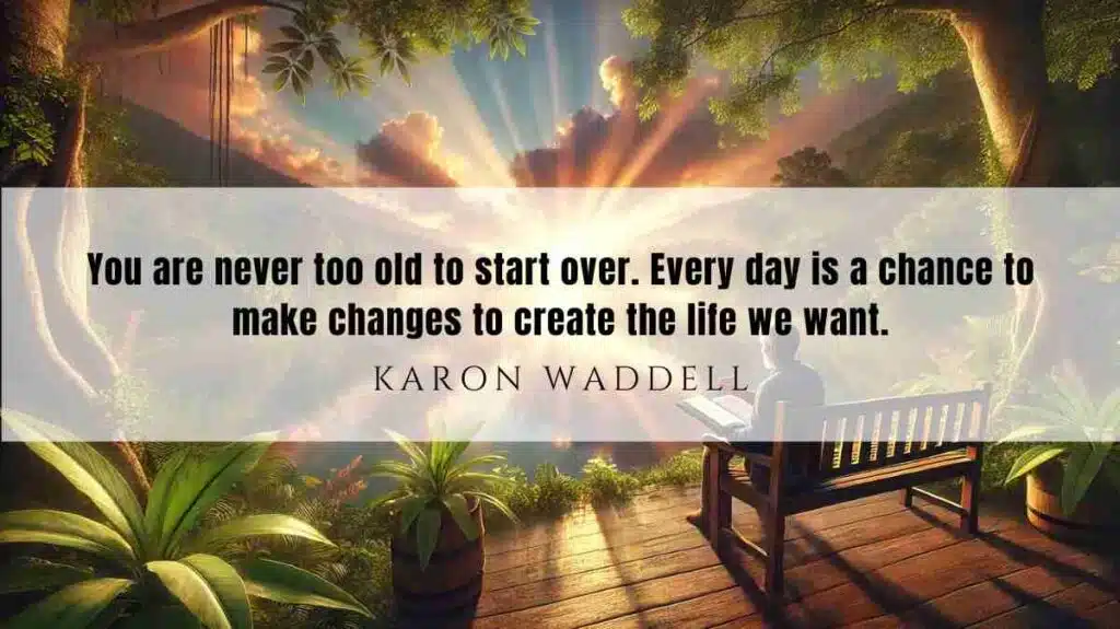 A motivational quote of the Day and illustration from Karon Waddell dated January 3, 2025