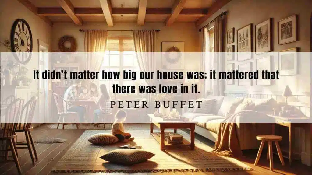 A motivational quote of the Day and illustration from Peter Buffet dated January 28, 2025