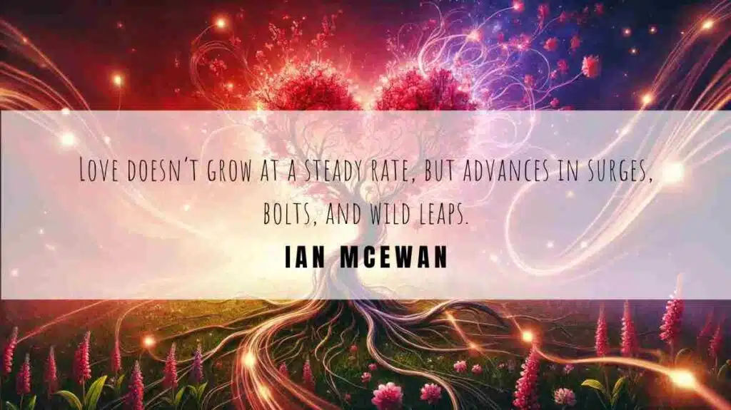 A motivational quote of the Day and illustration from Ian McEwan dated February 2nd 2025