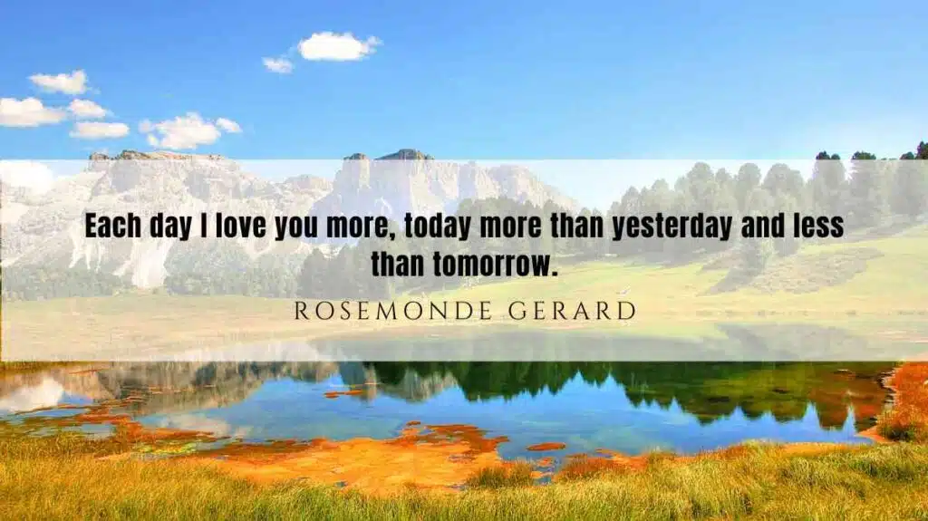 A motivational quote of the Day and illustration from Rosemonde Gerard dated February 24th 2025