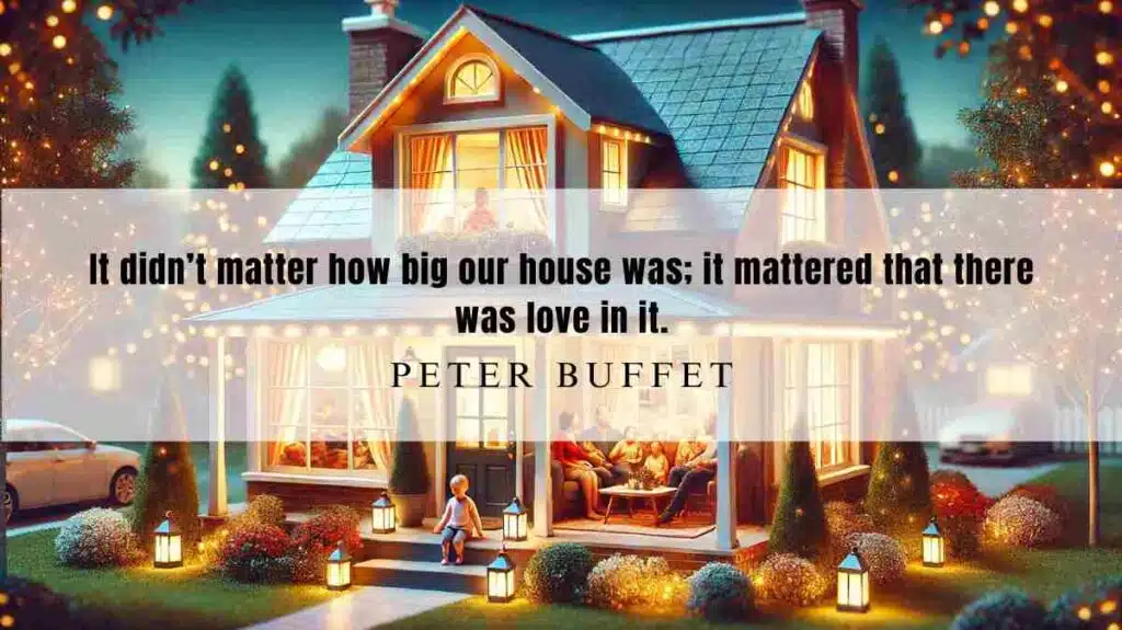 A motivational quote of the Day and illustration from Peter Buffet dated March 1st 2025