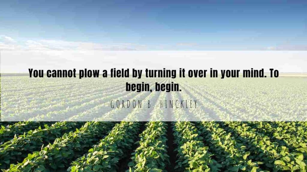A motivational quote of the Day and illustration from Gordon Hinckley dated March 27th 2025