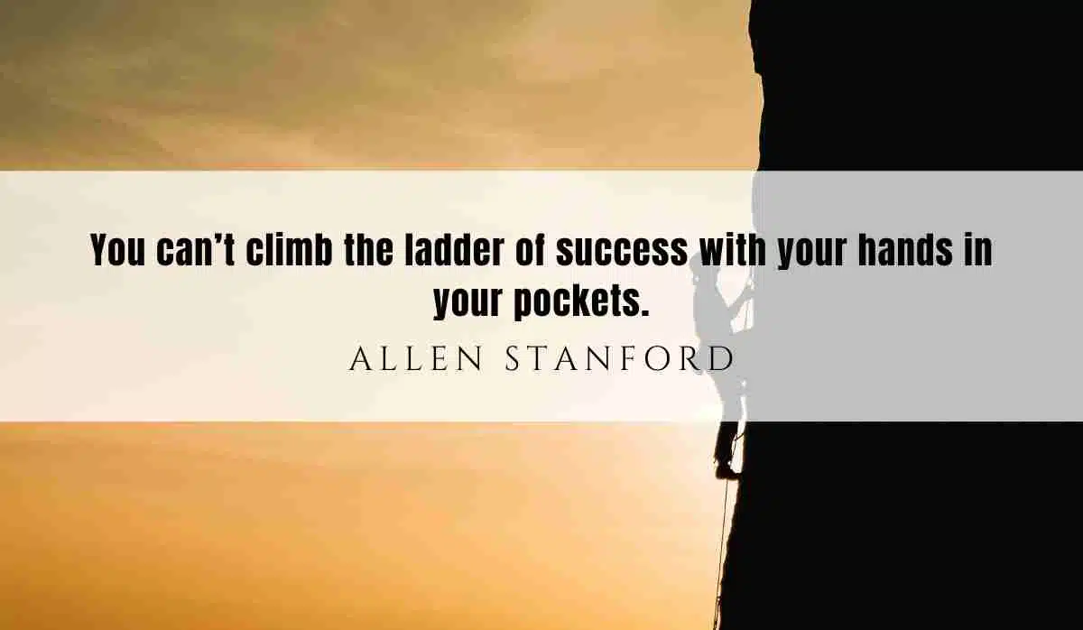 A motivational quotation and illustration from Alen Stanford dated April 26th 2025
