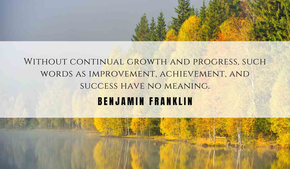 A motivational quote of the day and illustration from Benjamin Franklin dated June 13th 2025