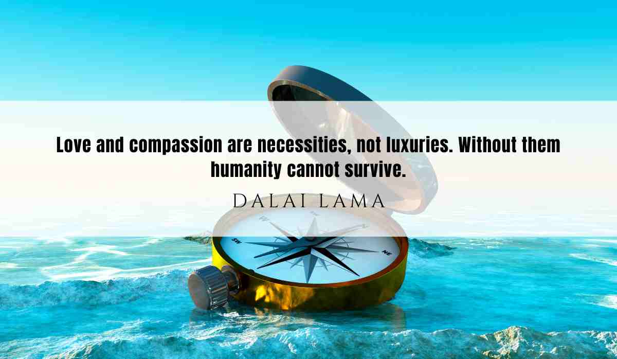 A motivational quote of the day and illustration from Dalai Lama dated June 14th 2025