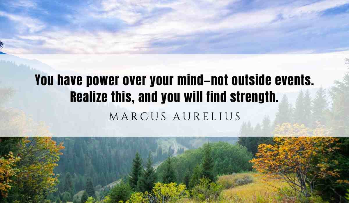 A motivational quote of the day and illustration from Marcus Aurelius dated June 20th 2025