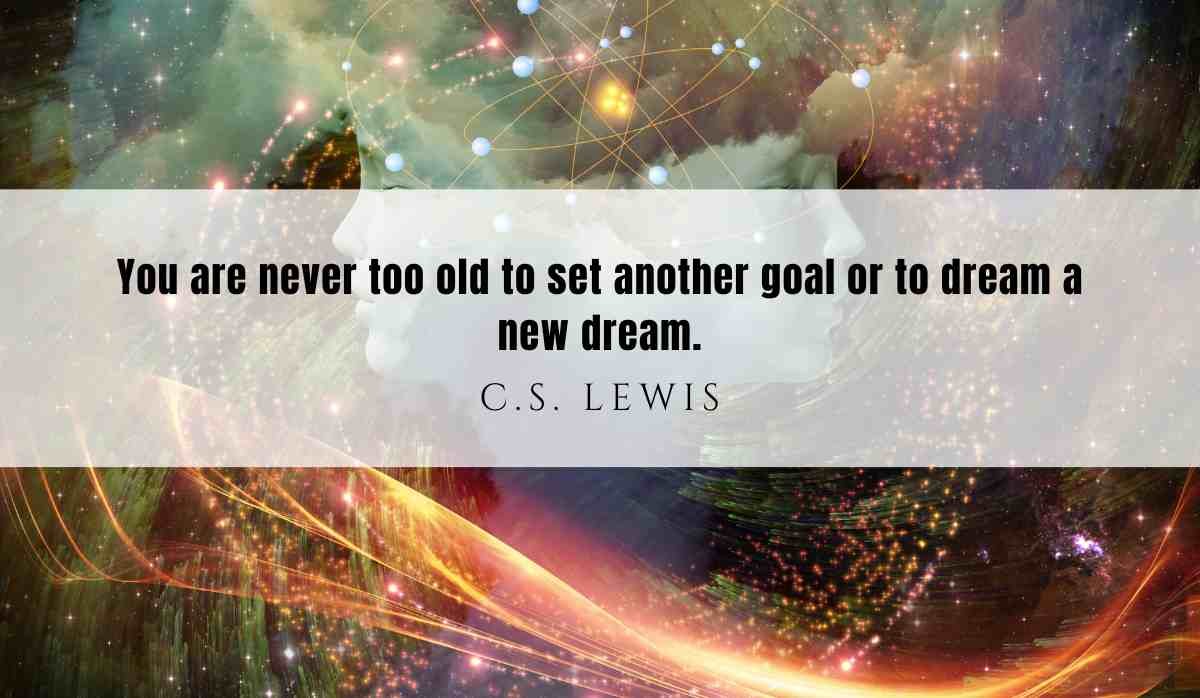 A motivational quote of the day and illustration from C.S. Lewis dated July 6th 2025