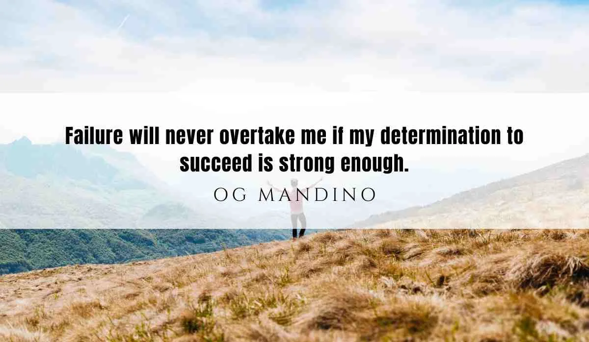 A motivational quote of the day and illustration from Og Mandino dated July 11th 2025
