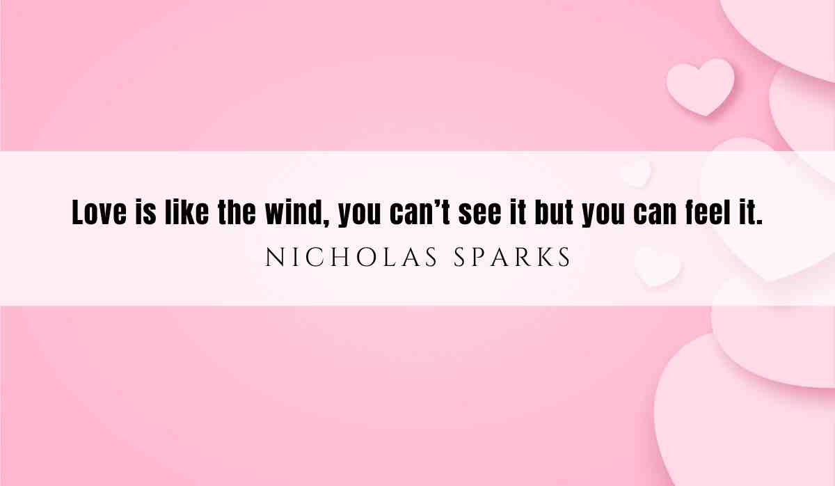 A motivational quote of the day and illustration from Nicholas Sparks dated July 19th 2025