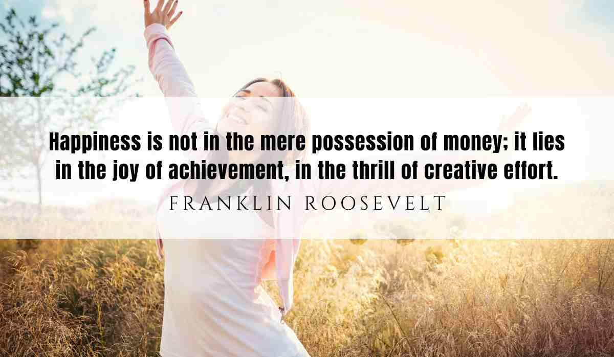 A motivational quote of the day and illustration from Franklin Roosevelt dated July 21st 2025