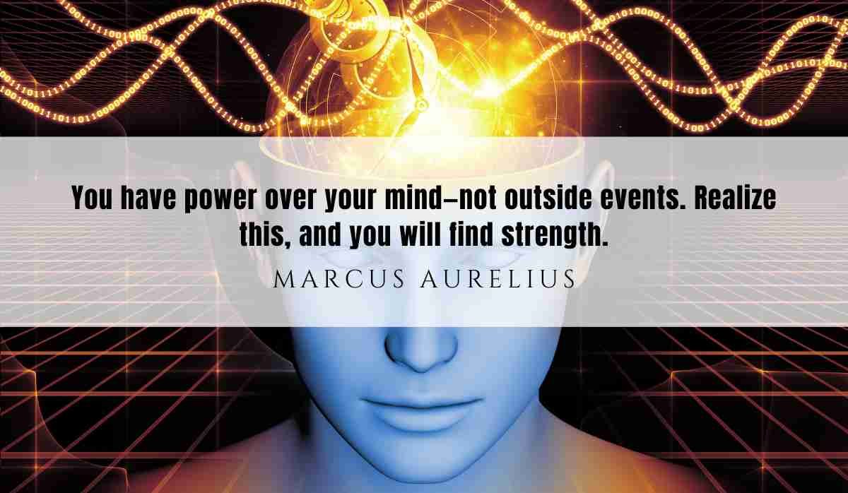 A motivational quote of the day and illustration from Marcus Aurelius dated August 3rd 2025