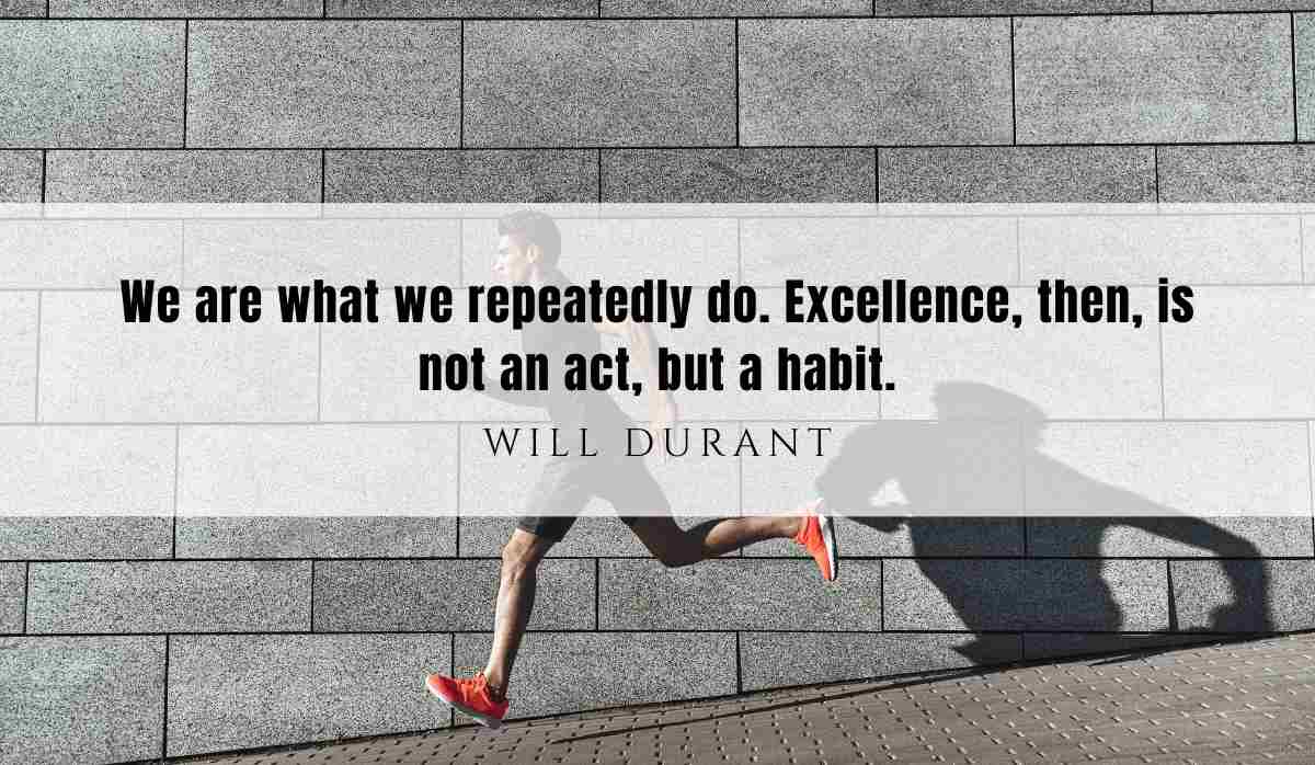 A motivational quote of the day and illustration from Will Durant dated August 7th 2025