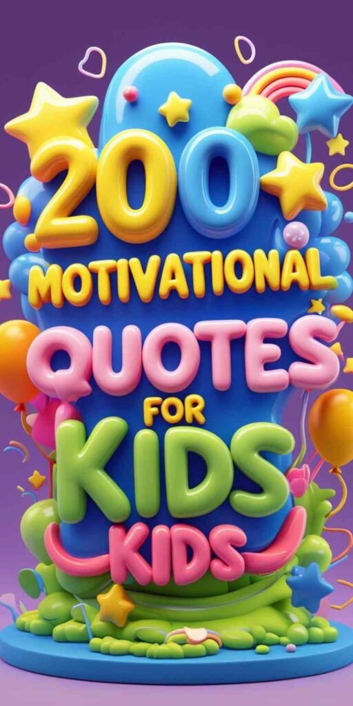 Motivational Quotes For Kids