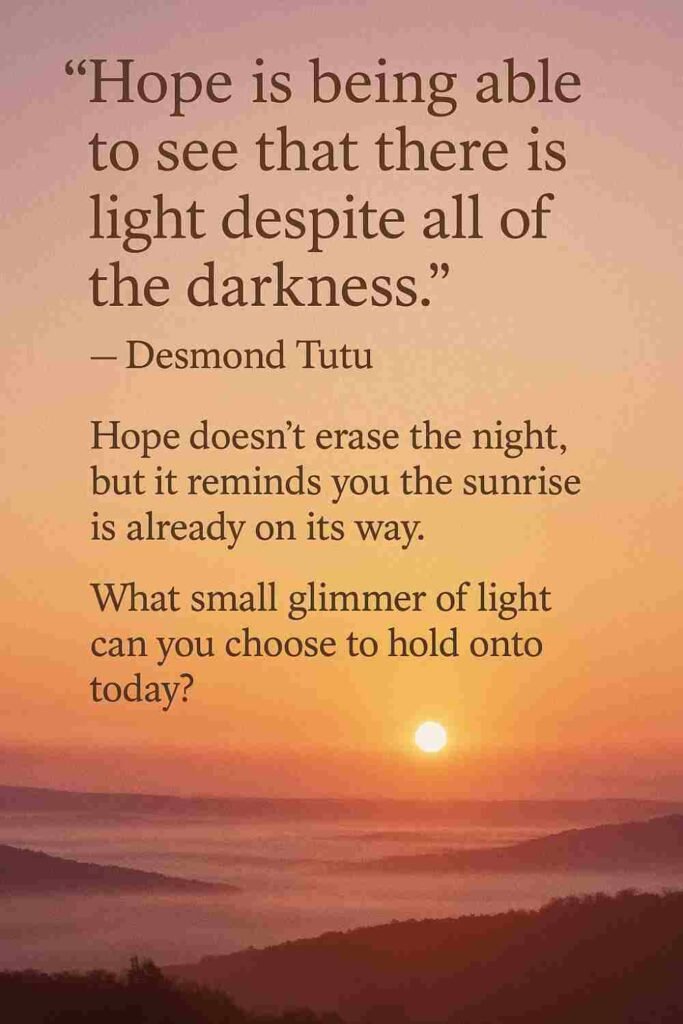 Reflection on Today's Quote from Desmond Tutu - September 20th 2025