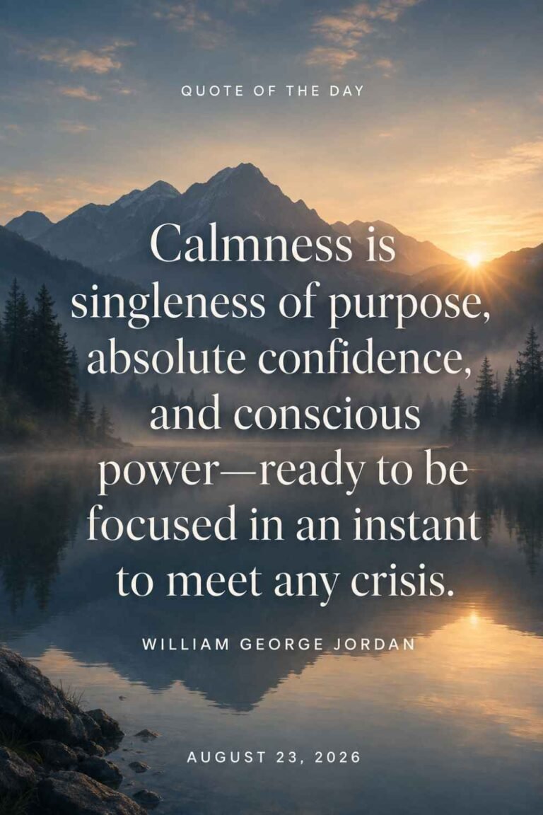 Quote of the Day for August 23, 2026