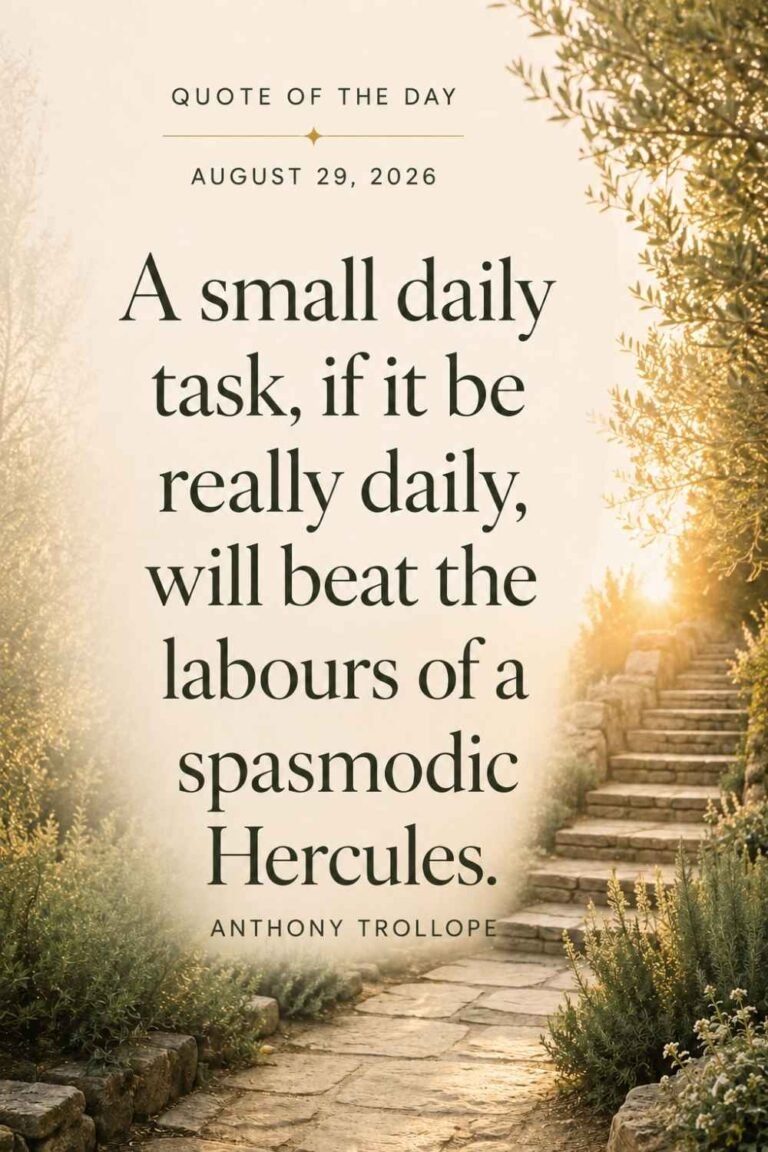 Quote of the Day for August 29, 2026