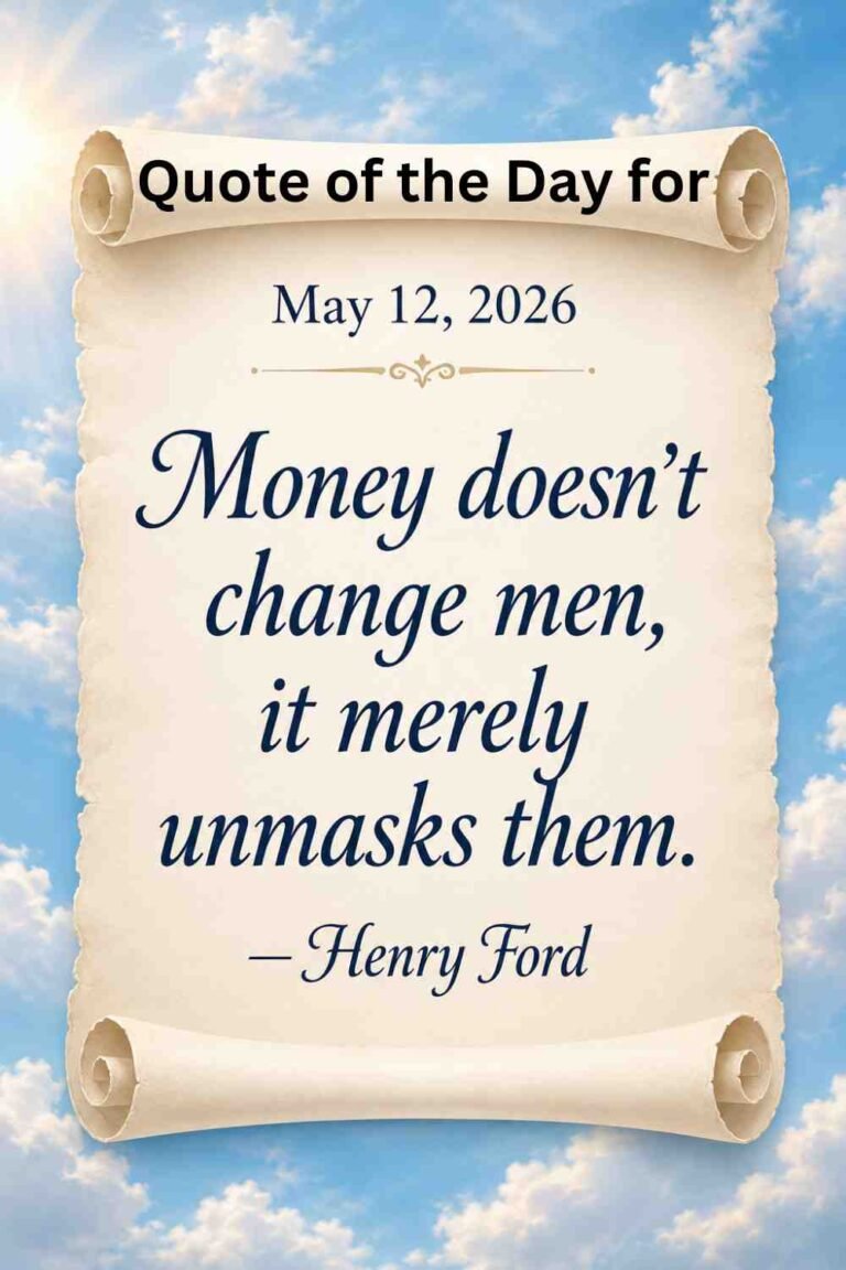 Today's Quote of the Day from Henry Ford - May 12th 2026