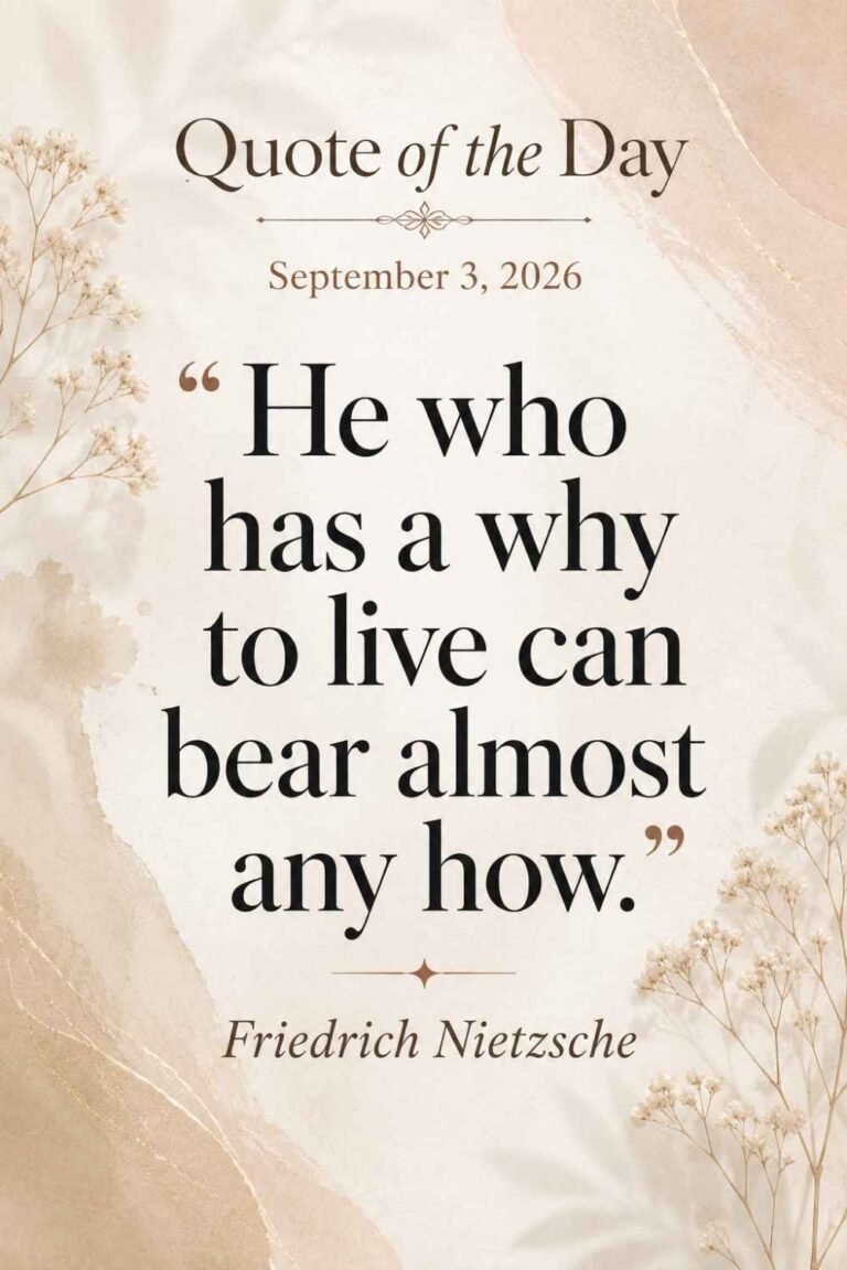 Quote of the Day for September 3, 2026