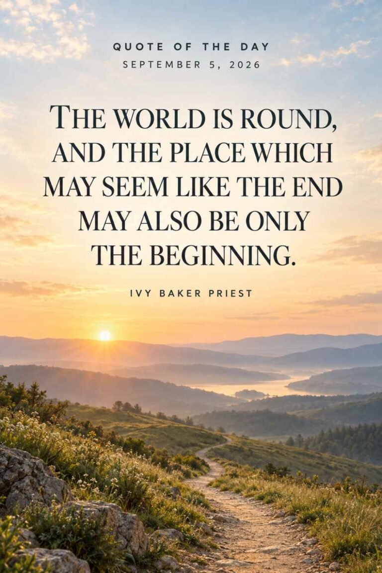 Quote of the Day for September 5, 2026