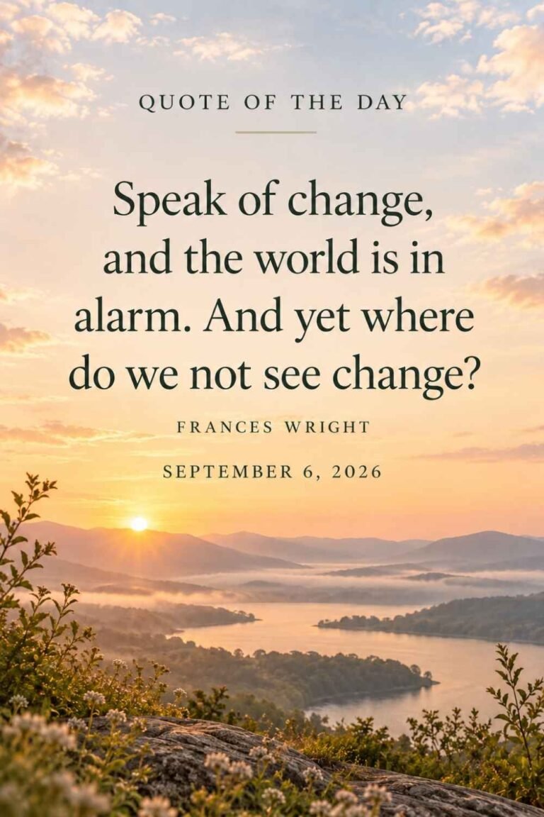 Quote of the Day for September 6, 2026