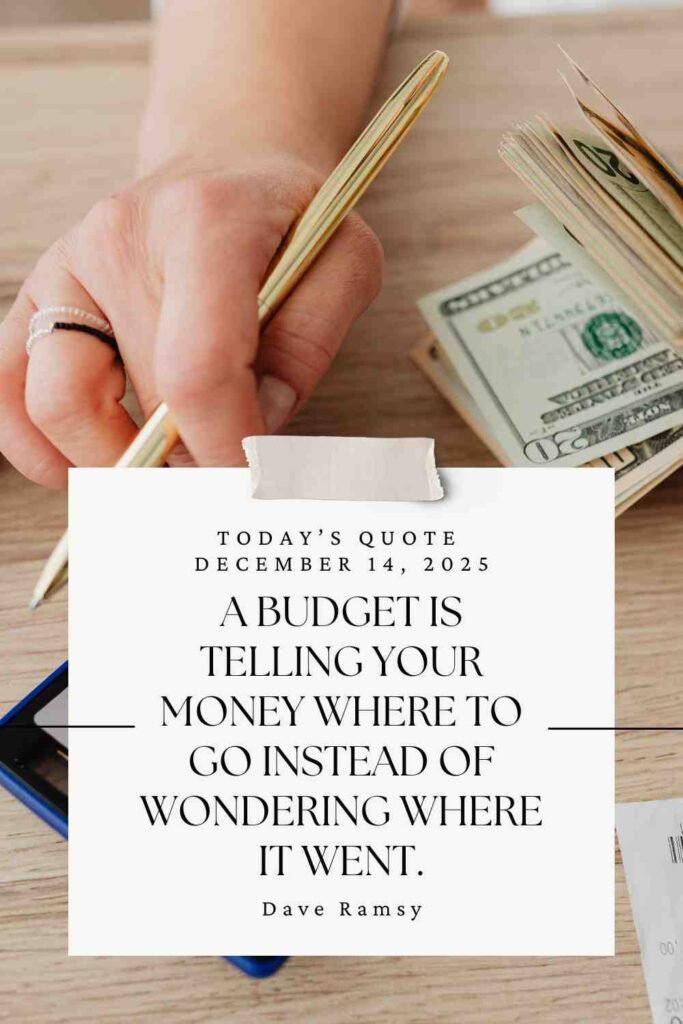 Today's Quote from Dave Ramsey - December 14th 2025