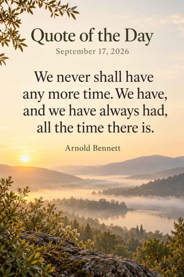 Quote of the Day for September 17, 2026