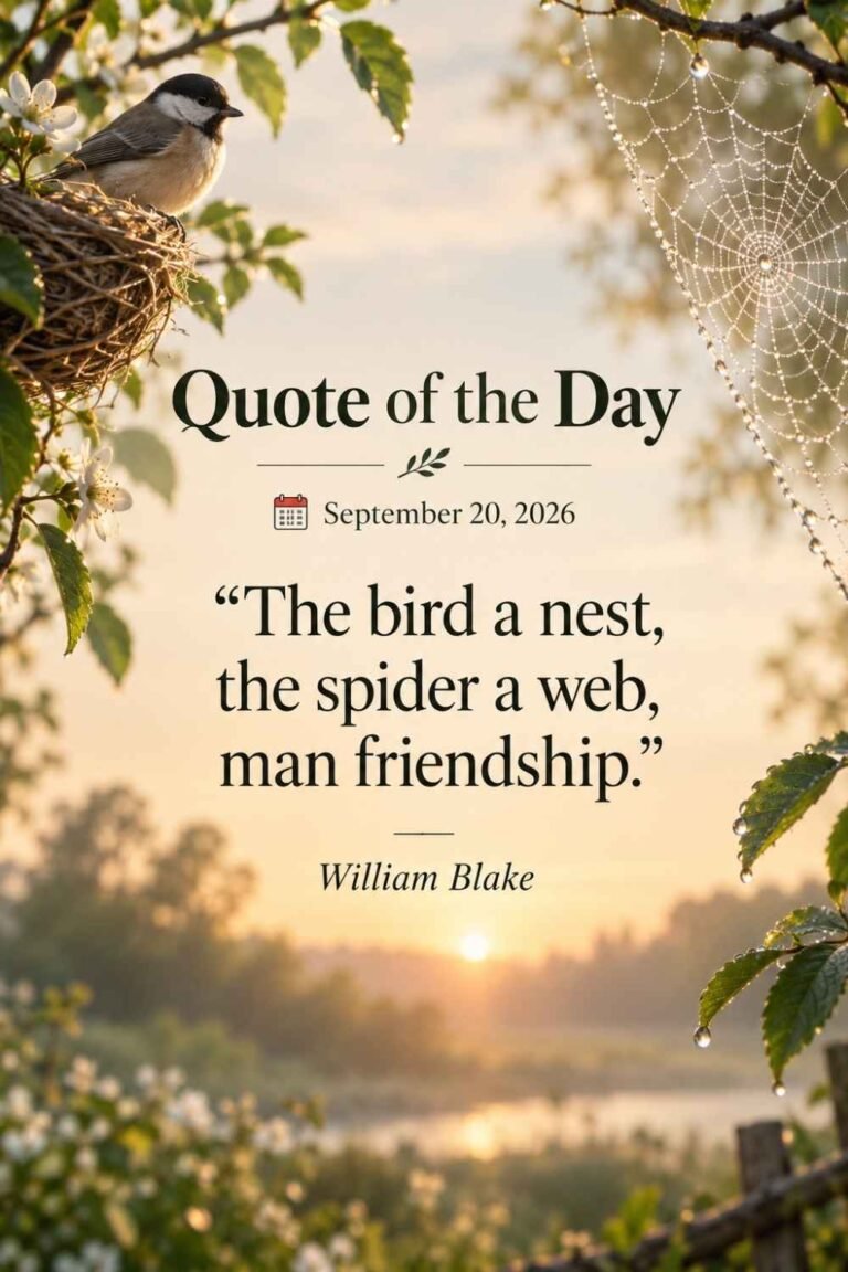 Quote of the Day for September 20, 2026