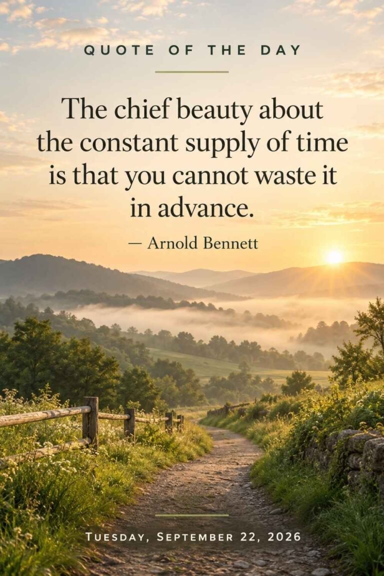 Quote of the Day for September 22, 2026