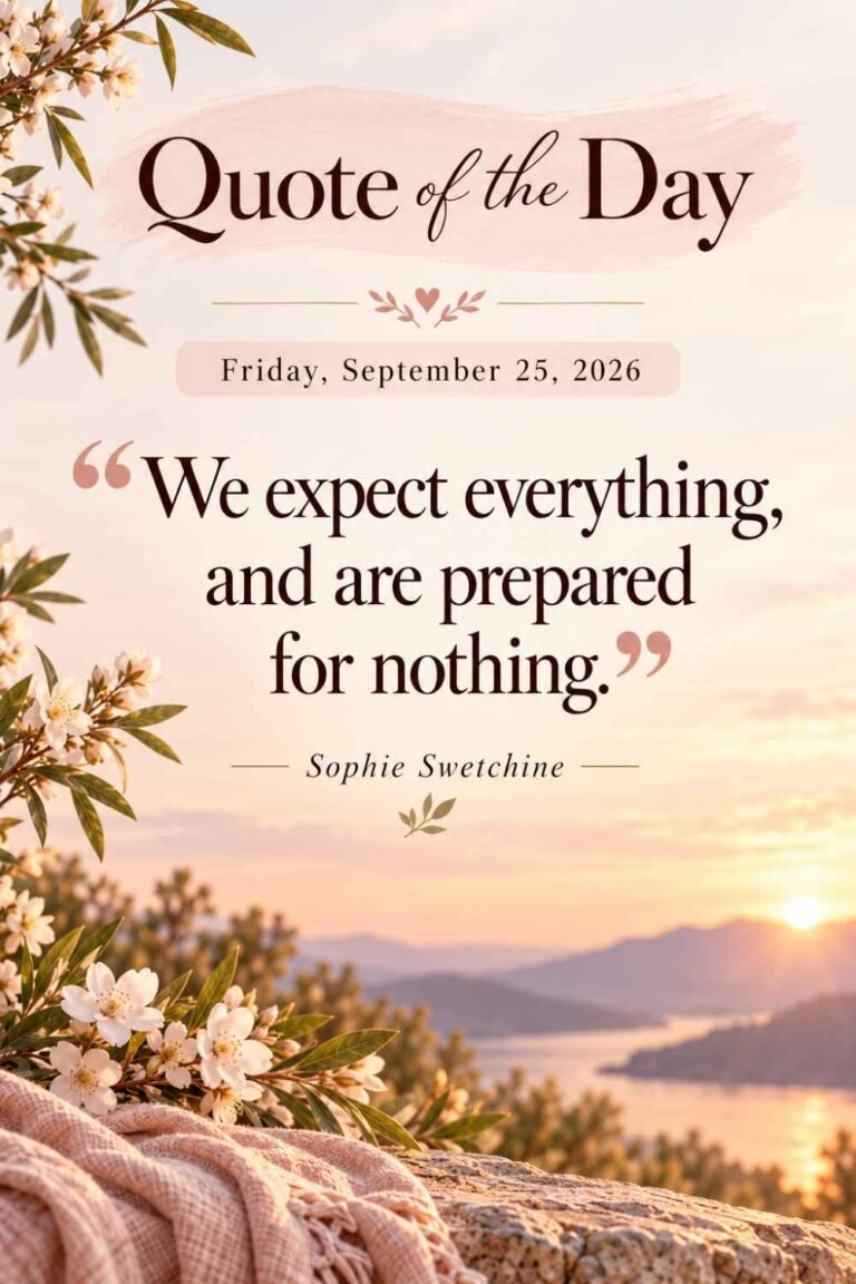 Quote of the Day for September 25, 2026