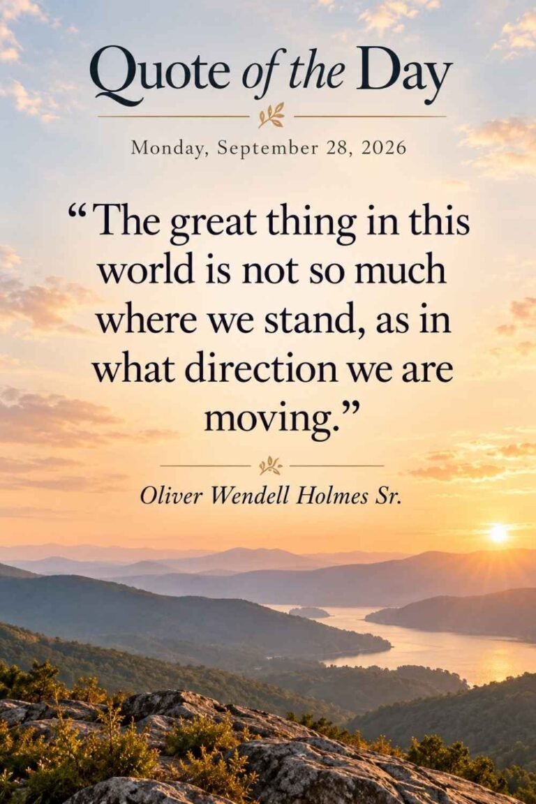 Quote of the Day for September 28, 2026
